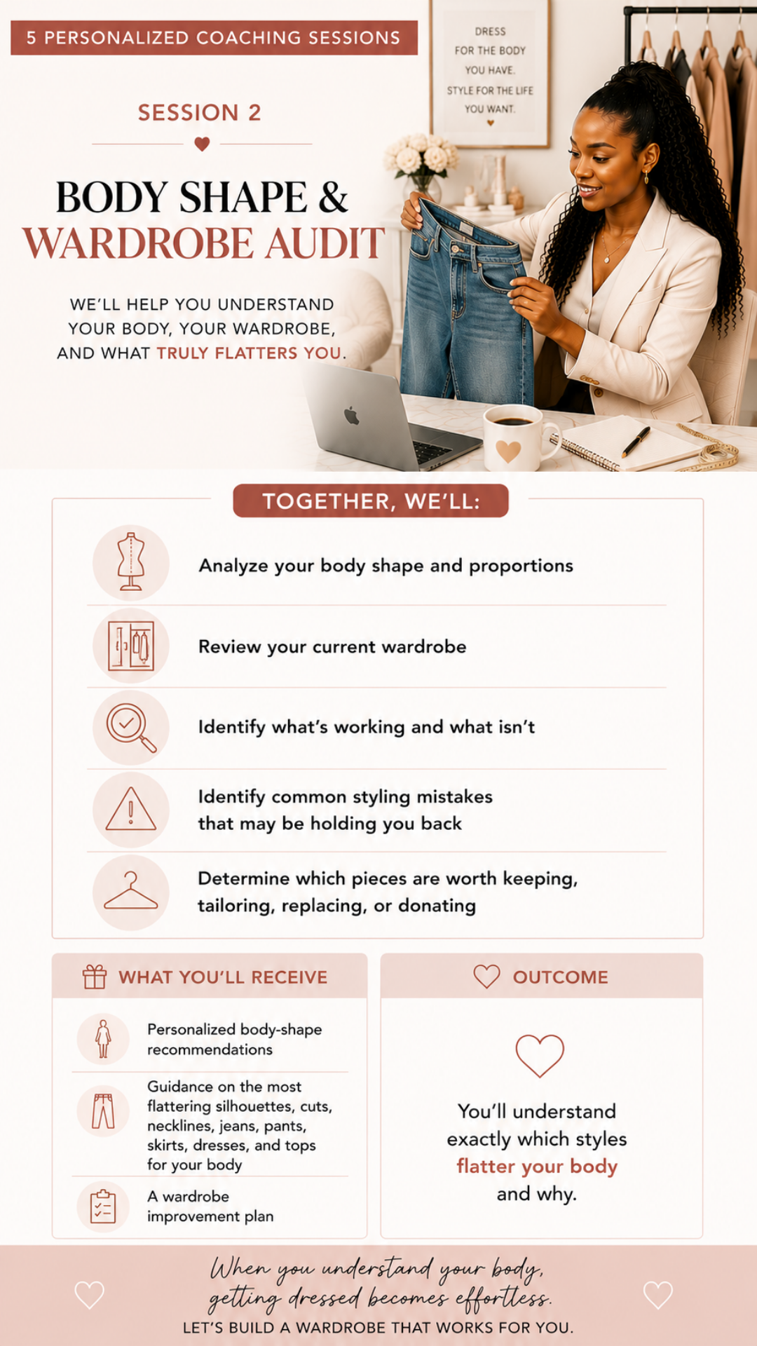 5-Session Style Makeover! (5 personalized 1-hour coaching sessions)