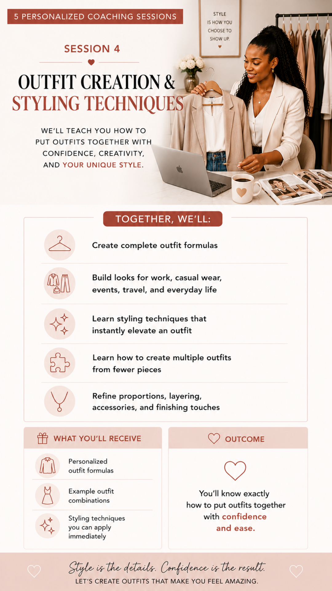 5-Session Style Makeover! (5 personalized 1-hour coaching sessions)