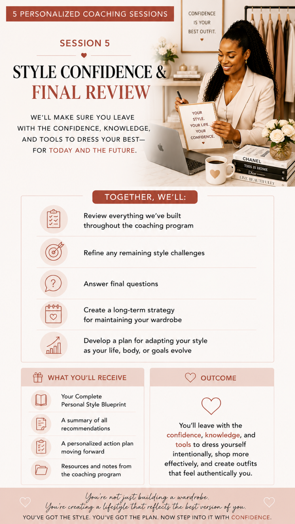 5-Session Style Makeover! (5 personalized 1-hour coaching sessions)